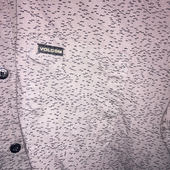 Volcom Grey Button Up - Picture 3 of 4